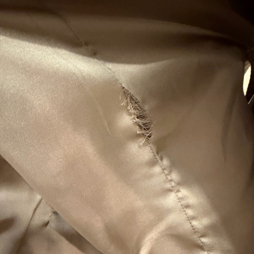 Zara Beige Double-Breasted Trench Coat - Picture 8 of 14